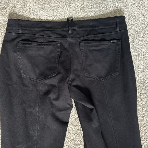 Gently loved black trousers; 5 pockets; sized 12S - Picture 3 of 8